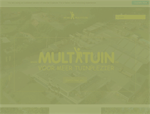 Tablet Screenshot of multituin.be